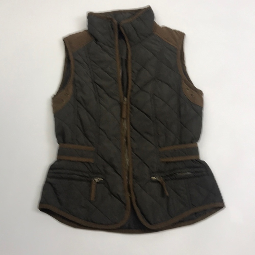 Zara Green utility vest. Size S